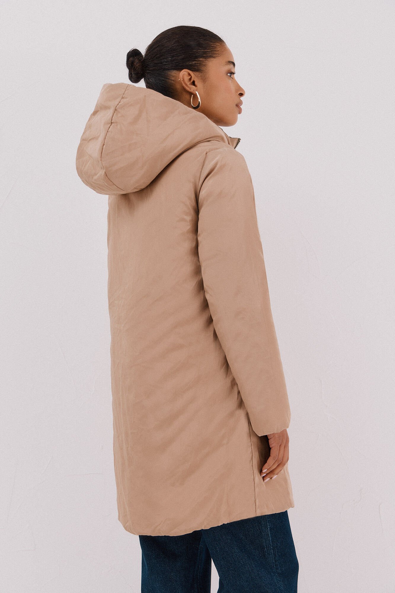 Cortefiel Anoraque revers&iacute;vel thermolite&reg; Verde