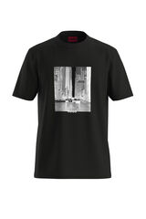 HUGO short-sleeved T-shirt Black
