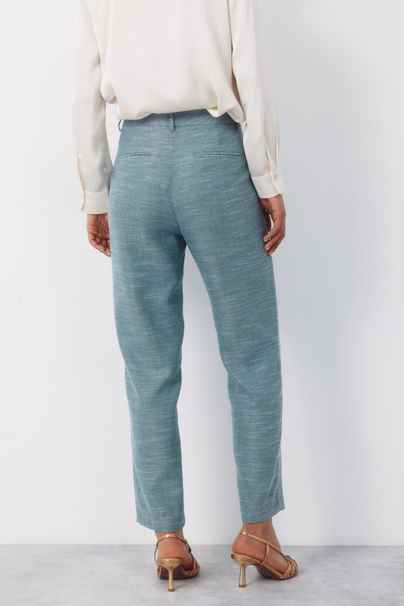 Cortefiel Slim fit trousers Blue