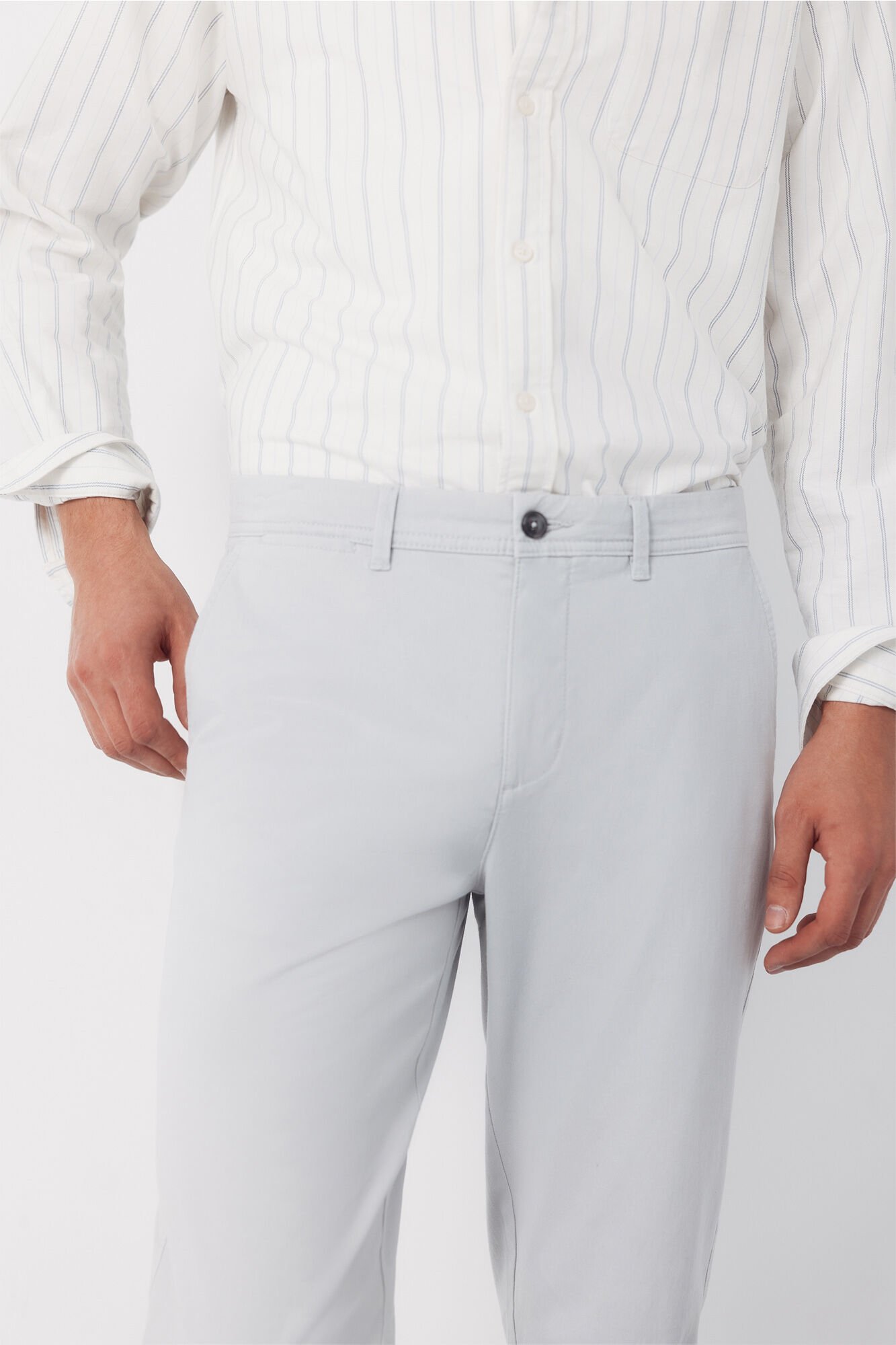 Cortefiel Cal&ccedil;as chino regular fit Cinzento