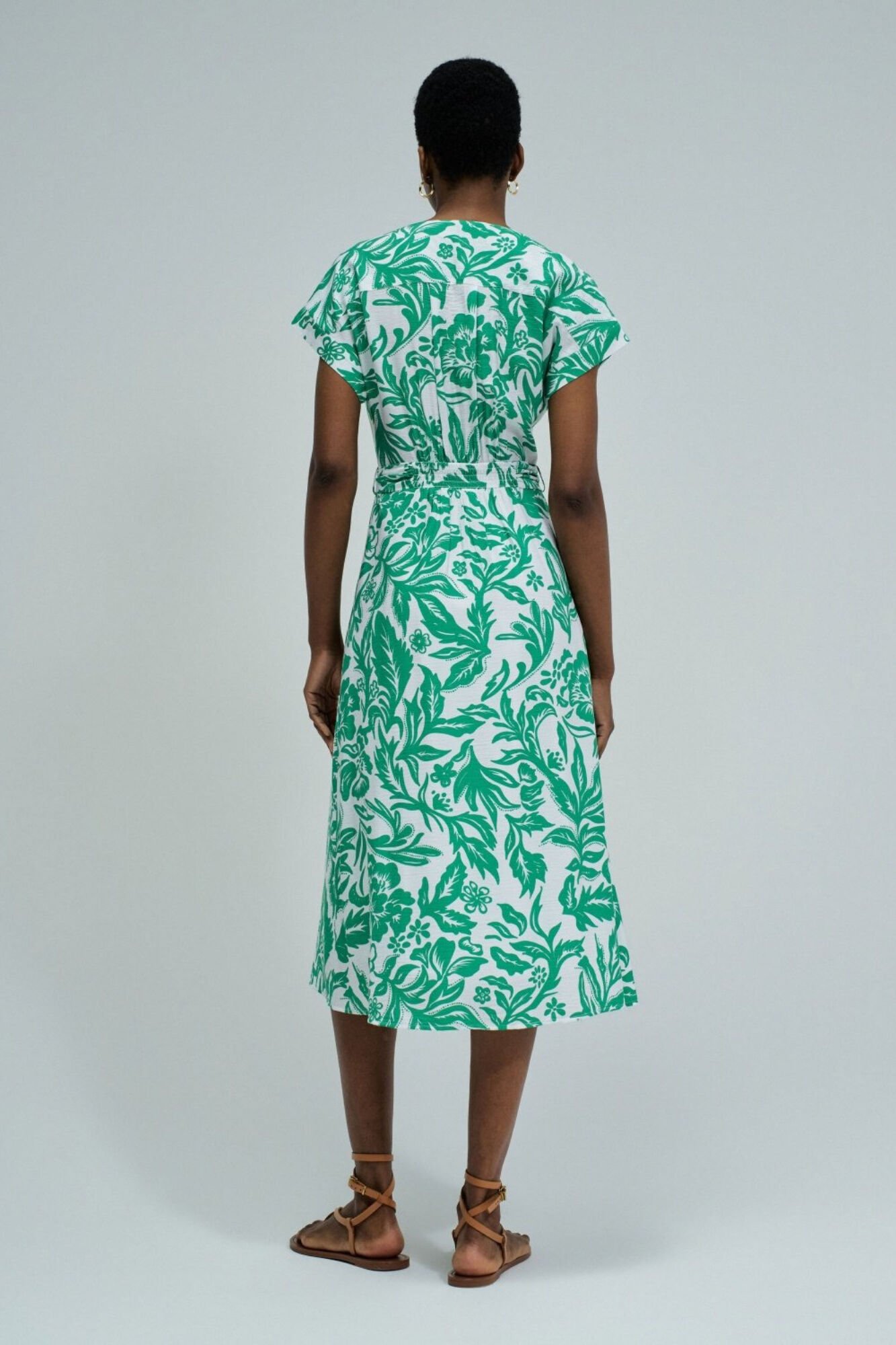 Salsa Jeans Floral print dress Green