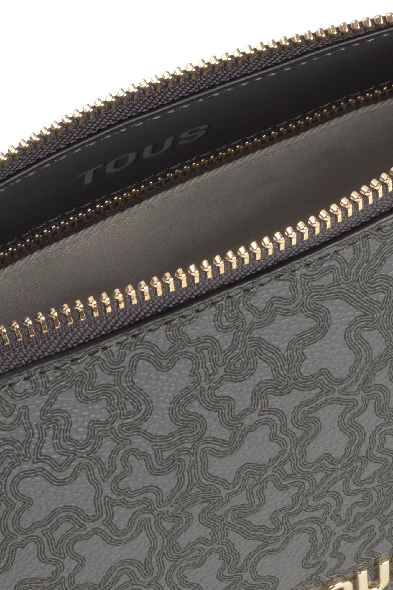 Tous Kaos Mini Lines dark grey mini bag Grey