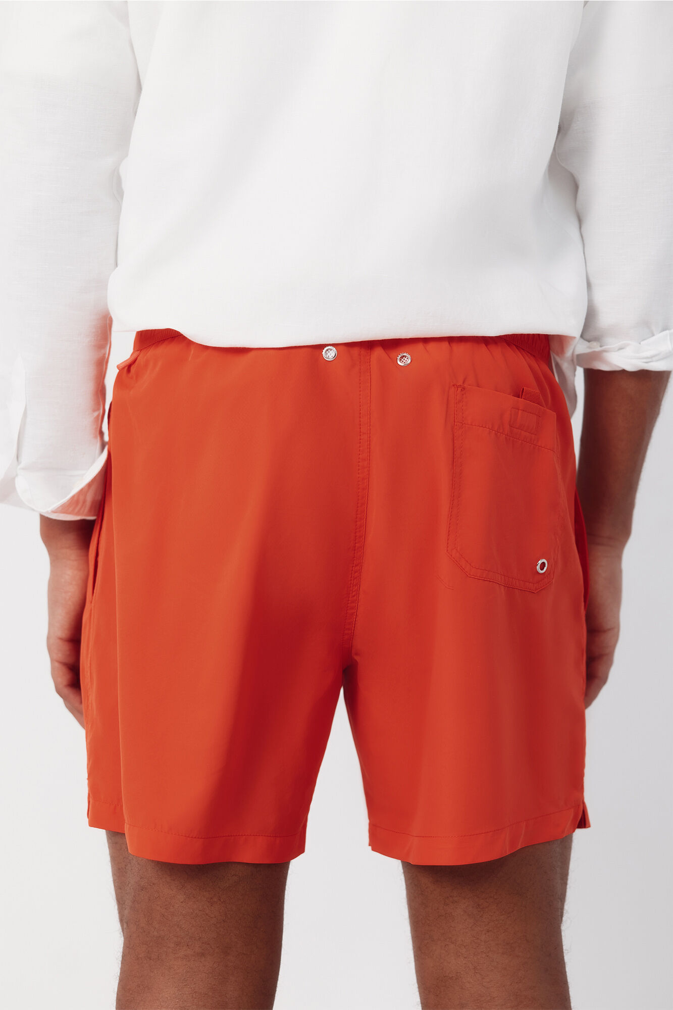 Cortefiel Plain basic swimwear Coral