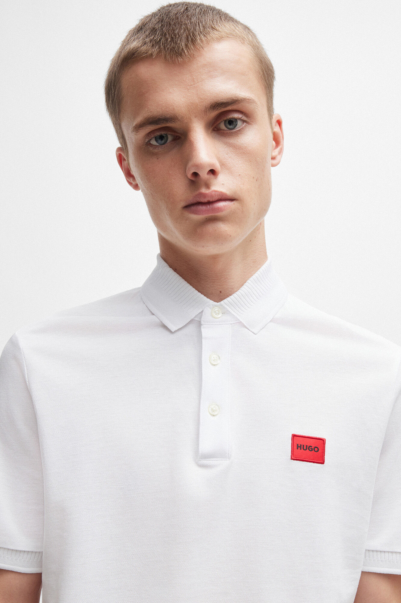 HUGO Polo de manga curta