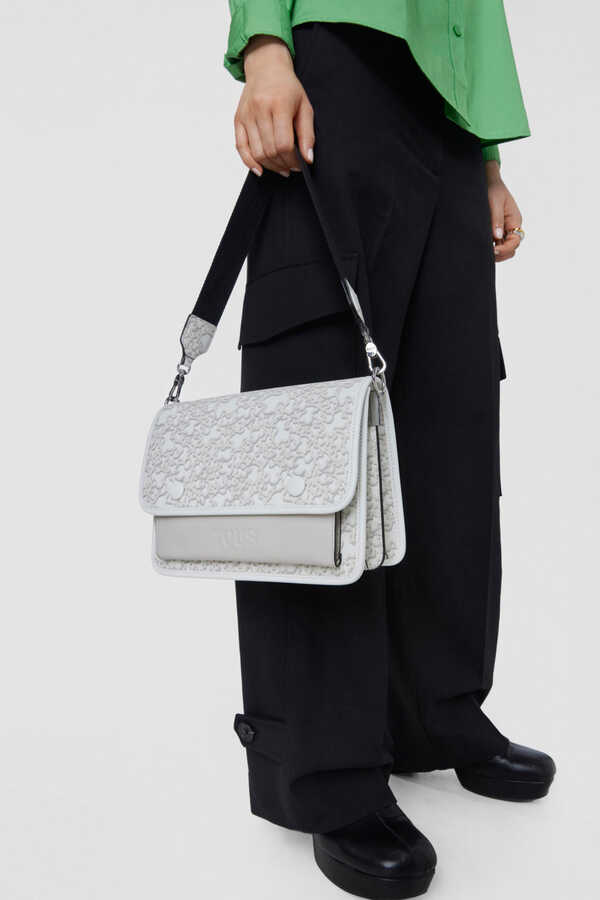 Medium grey Kaos Mini Evolution Audree crossbody bag | Women\'s accessories  | Pedro del Hierro