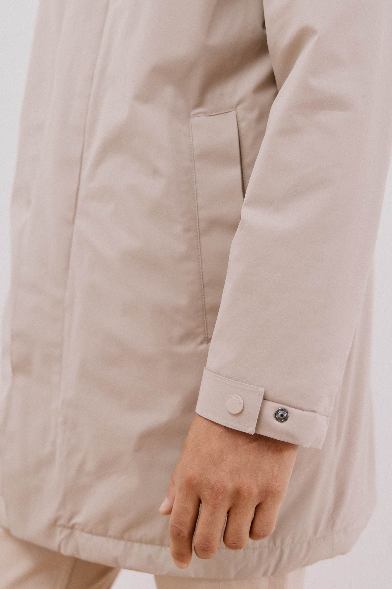 Cortefiel Technical trench coat Beige