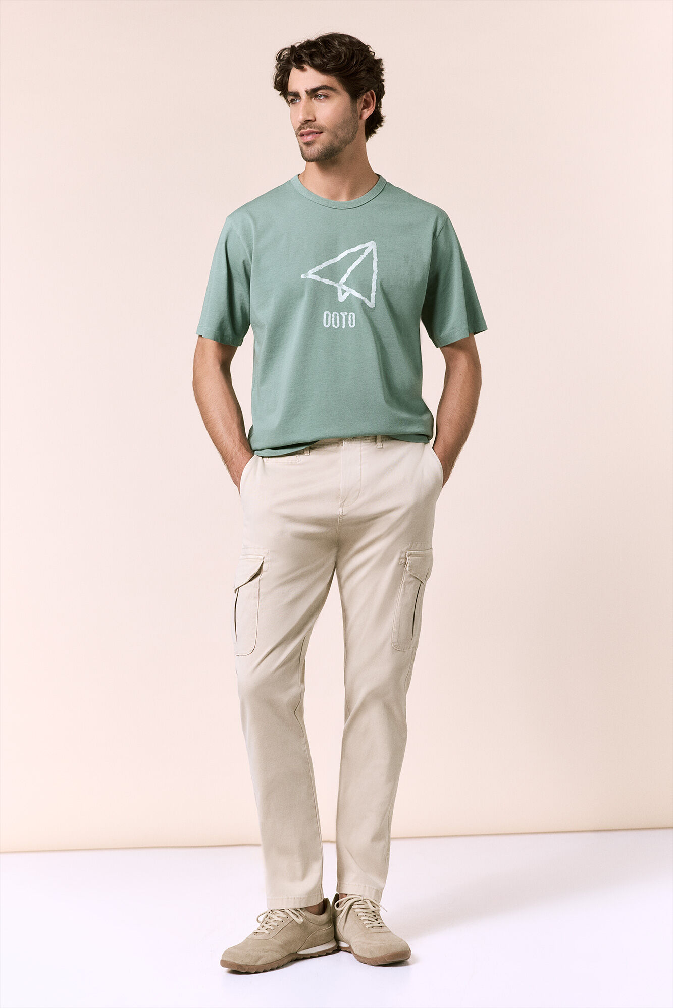 OOTO T-shirt com logo grande