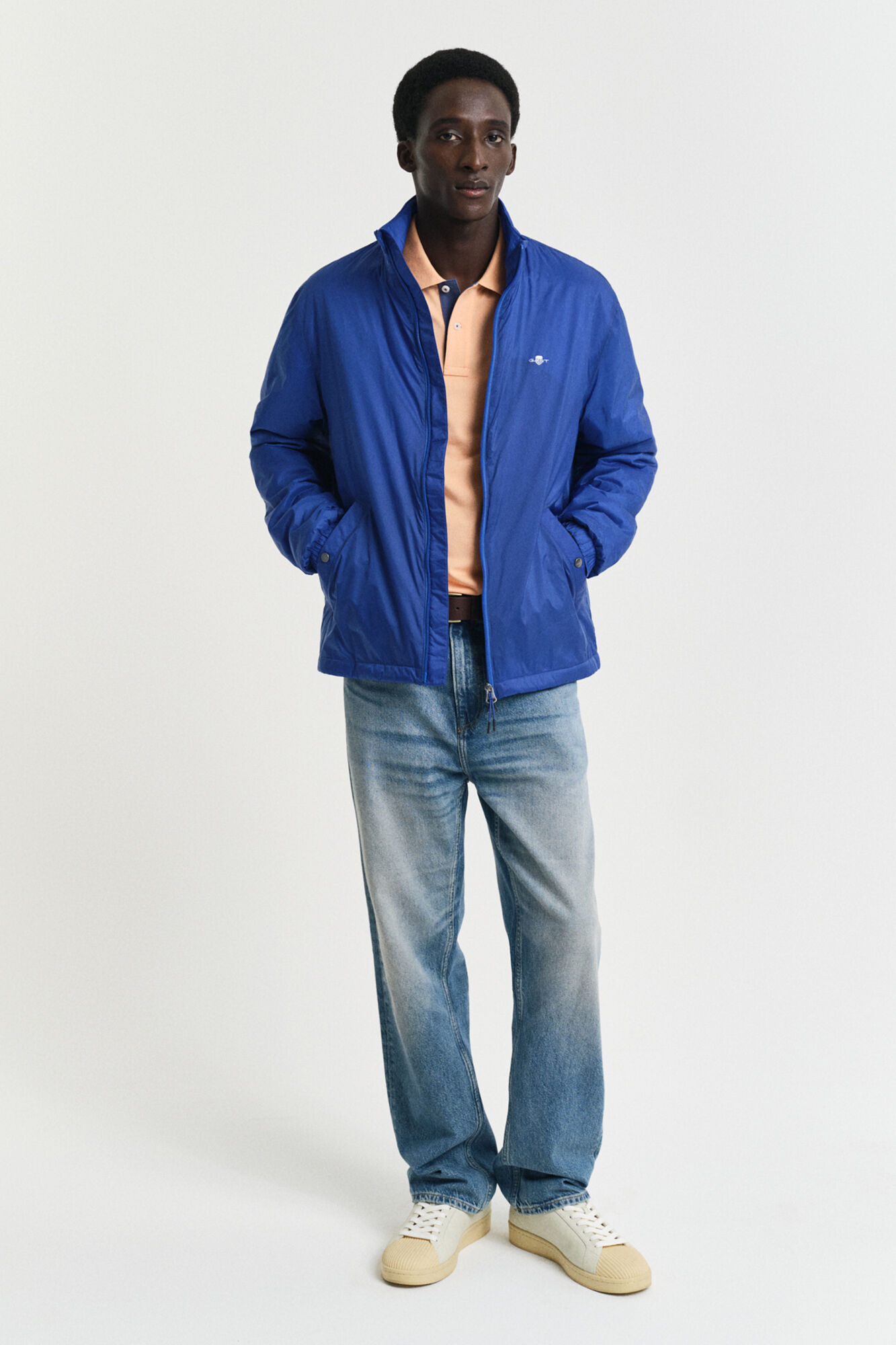 Gant Polo piqu&eacute; contrastante Laranja