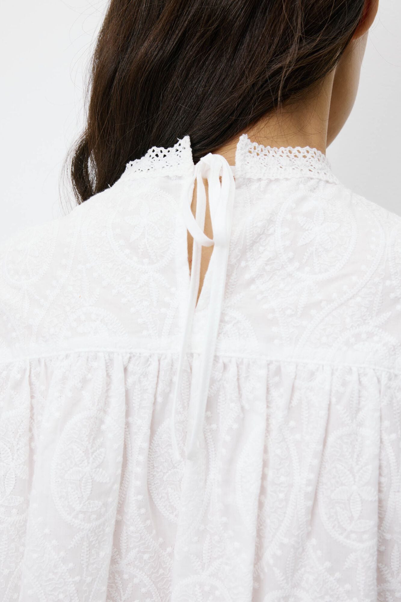 Grace & Mila Blusa de corte reto Abigail Branco