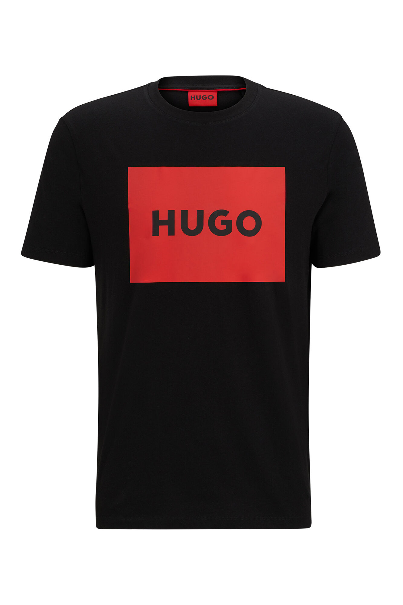HUGO T-shirt de manga curta Preto