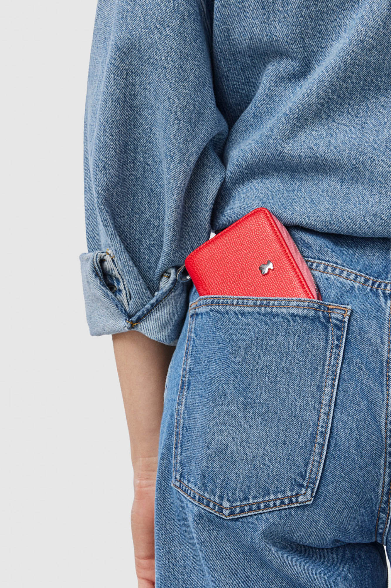 Tous Monedero rojo New Dubai Saffiano Rojo