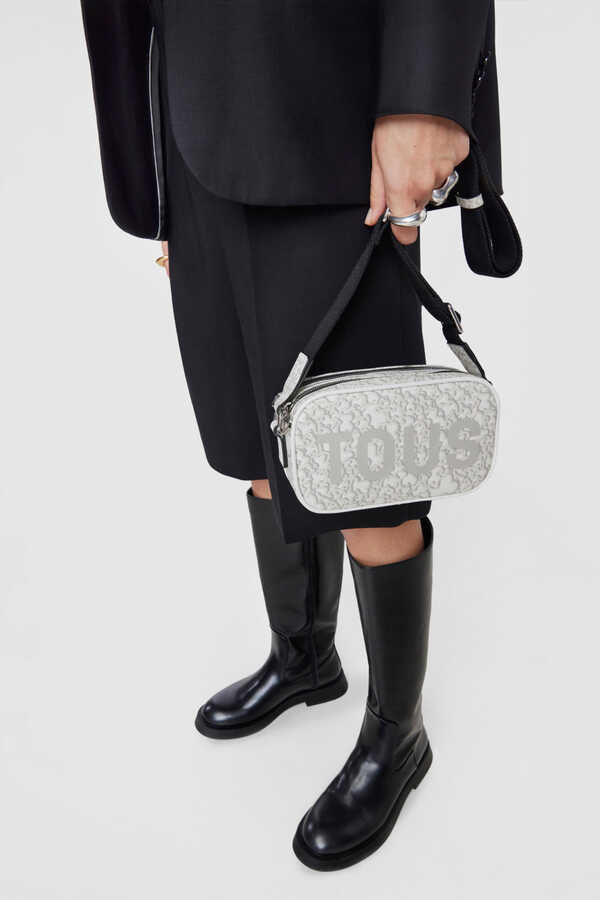 Grey Kaos Mini Evolution crossbody reporter bag | Women\'s accessories |  Pedro del Hierro