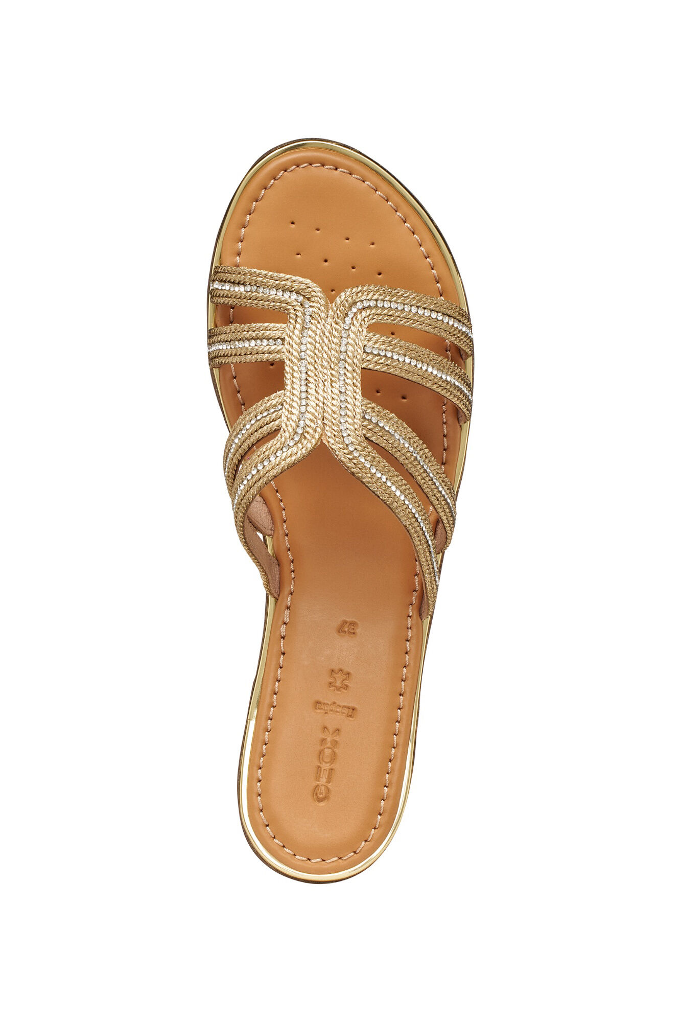 Geox Sand&aacute;lia D Sozy Dourado