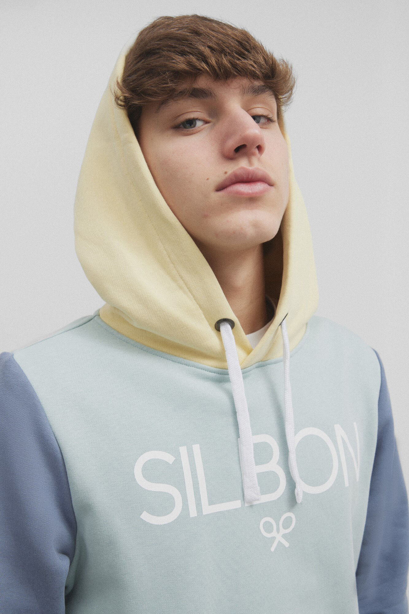 Silbon Sudadera capucha Amarillo