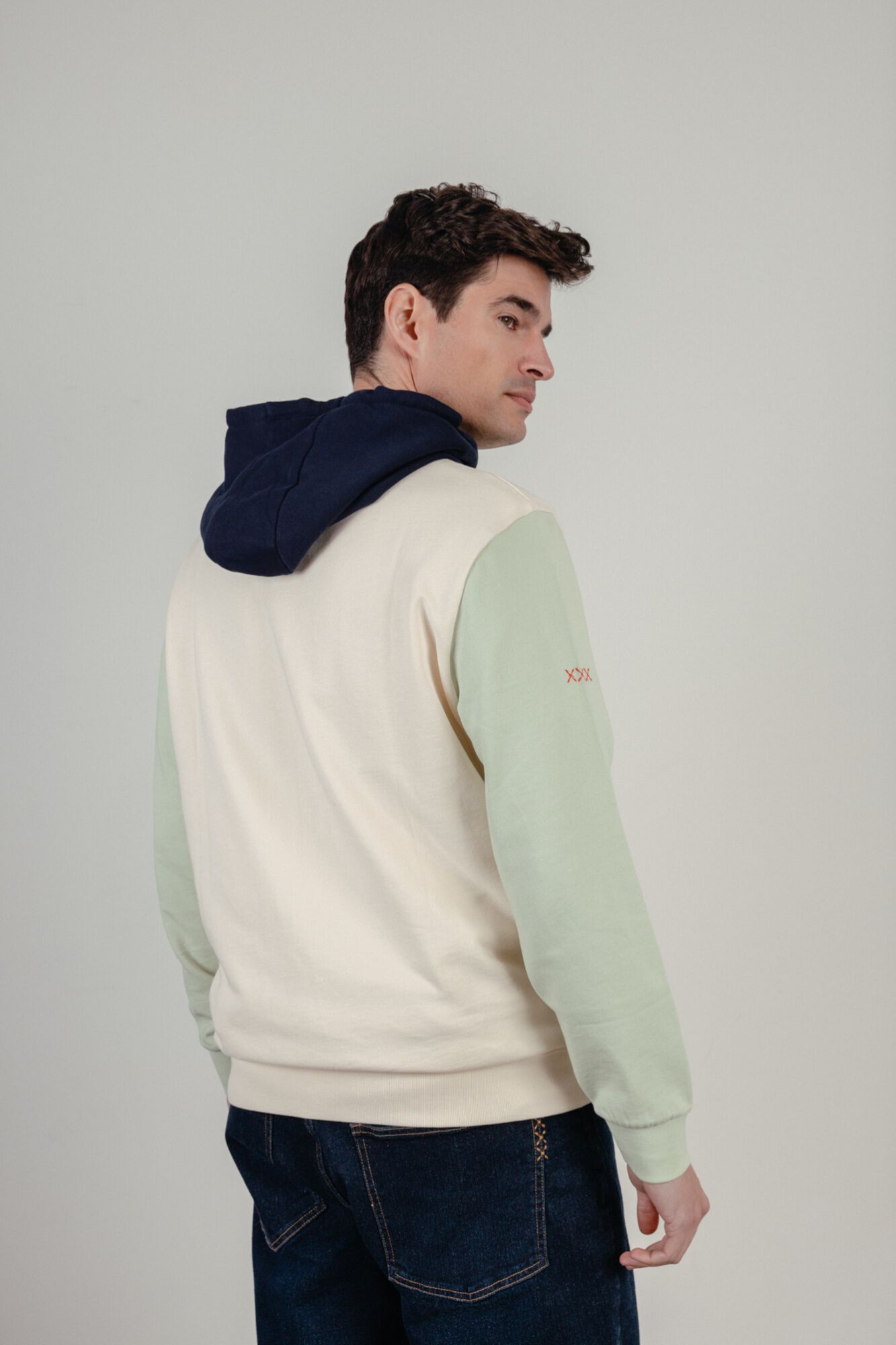 elPulpo Sweatshirt com capuz Ecru