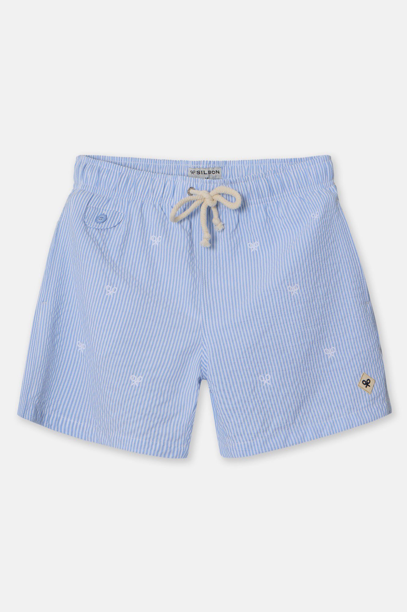 Silbon Ba&ntilde;ador rayas Azul