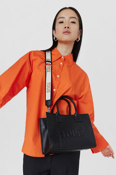 Cortefiel Medium black TOUS La Rue Amaya shopper bag Black