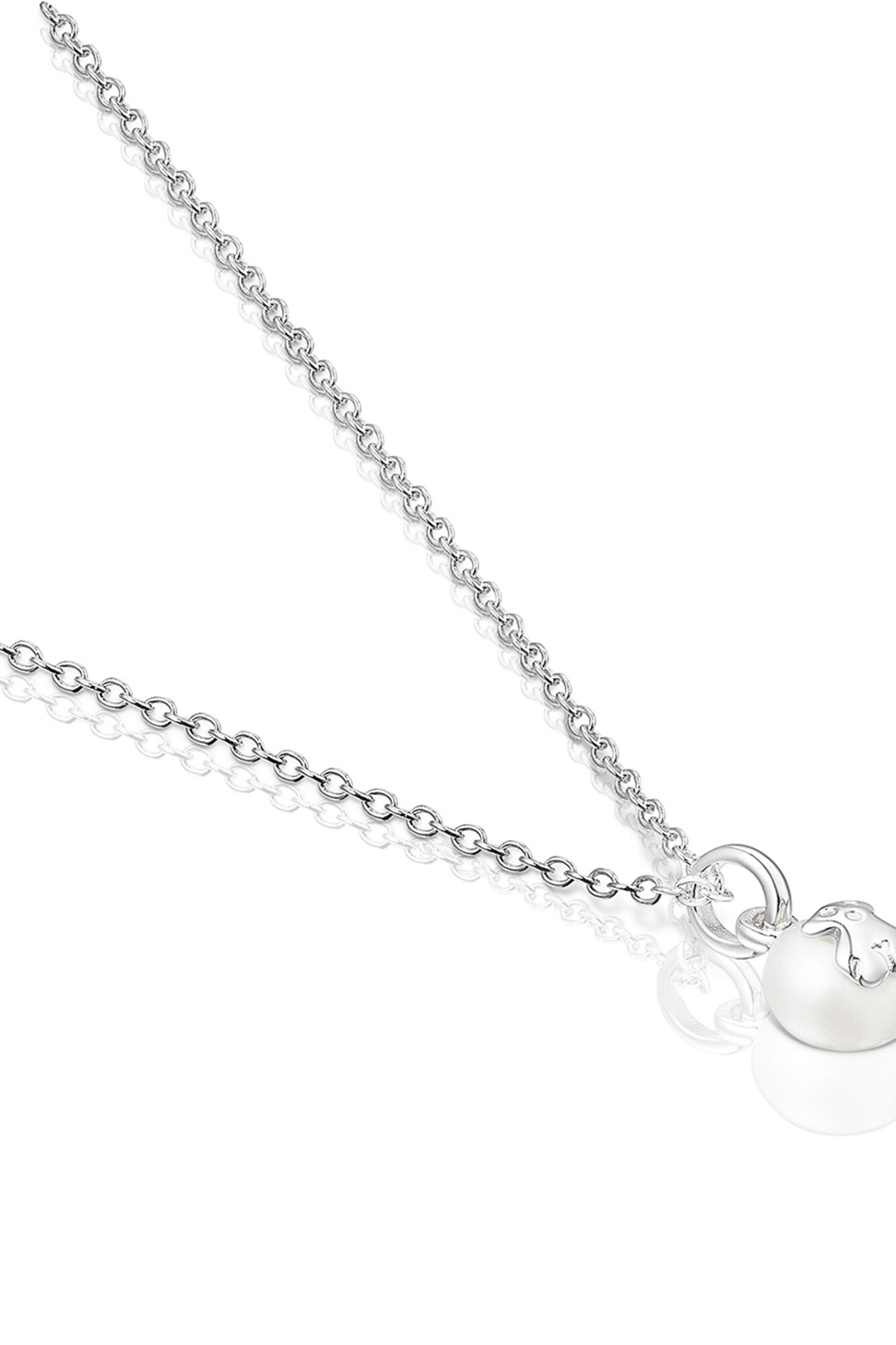 Tous Icon Pearl silver and pearl necklace