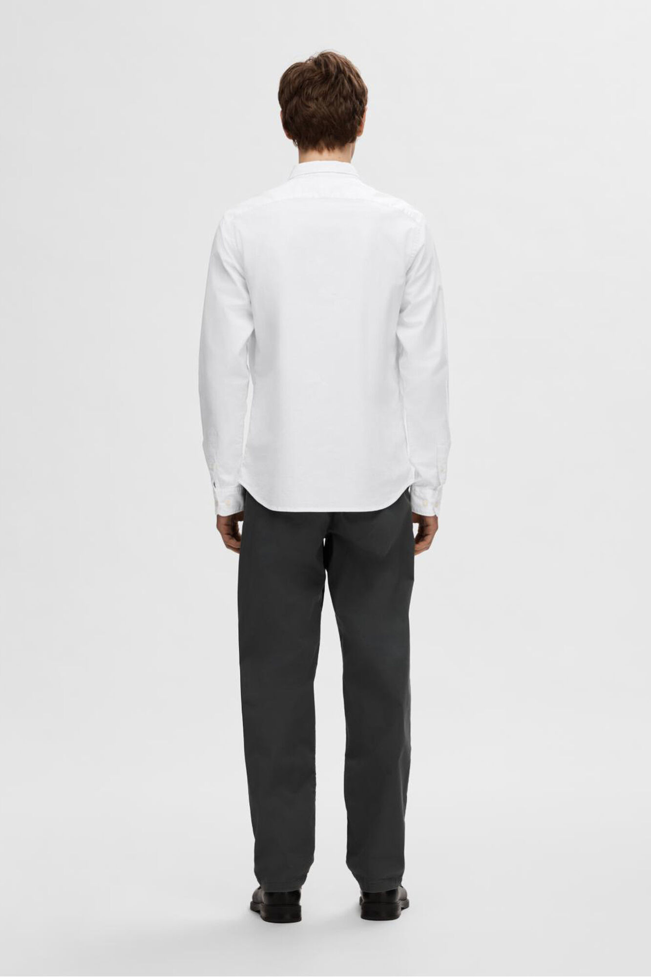 Selected Regular Fit Oxford Shirt  White