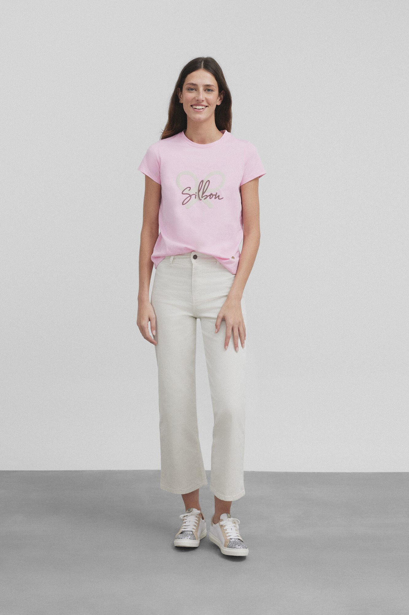 Silbon Camiseta woman clasica Rosa