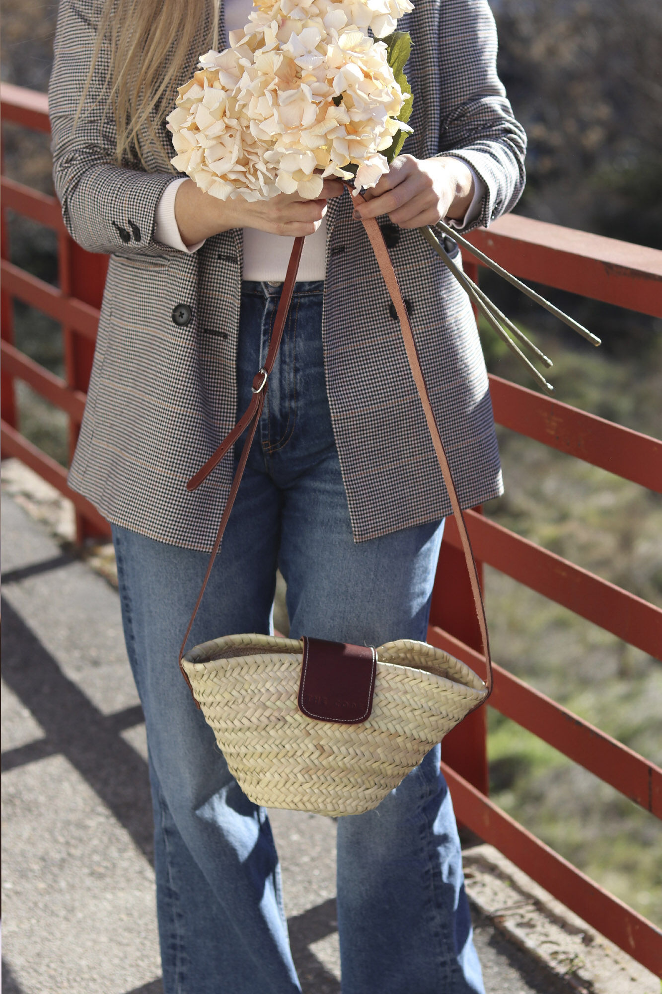 The Code Bolsa tote de pele urbano Castanho