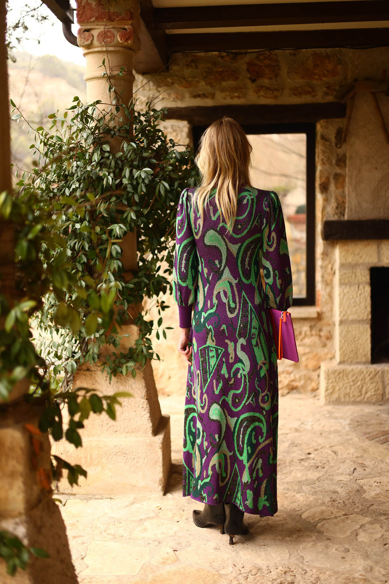 Panambi Vestido Ceil&atilde;o Roxo