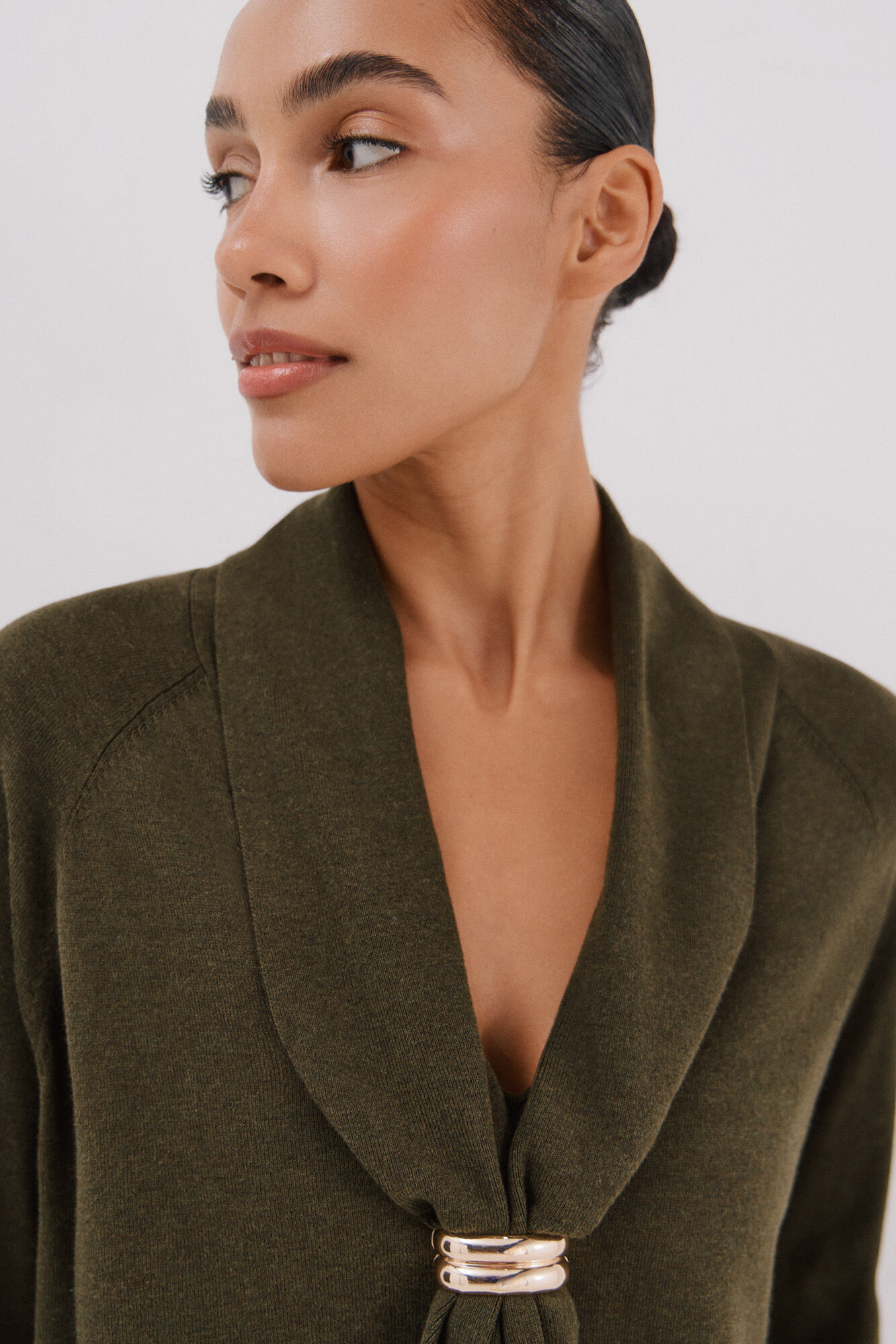 Cortefiel Jersey foulard aro Verde