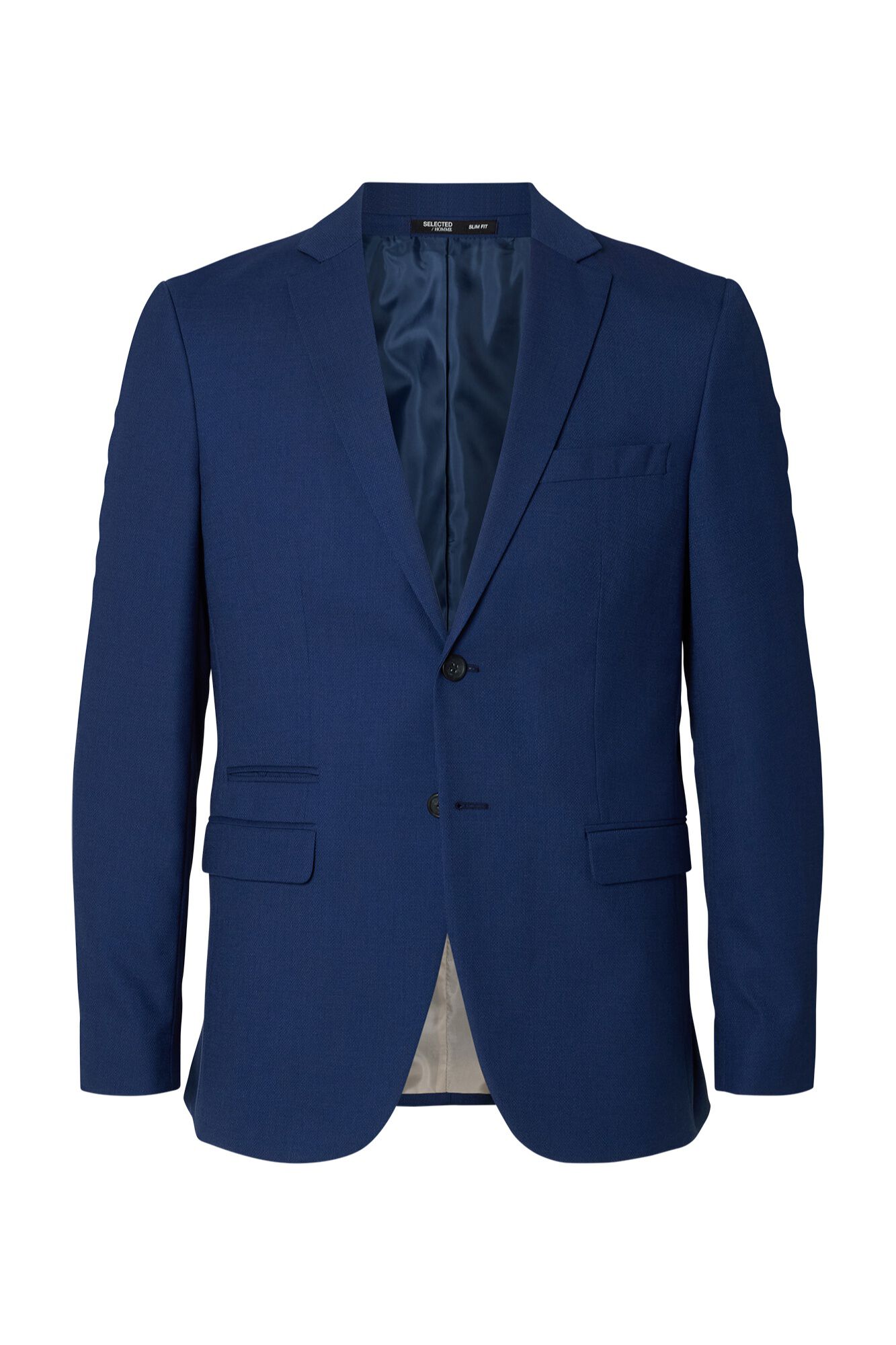 Selected Wool Slim Fit blazer Blue