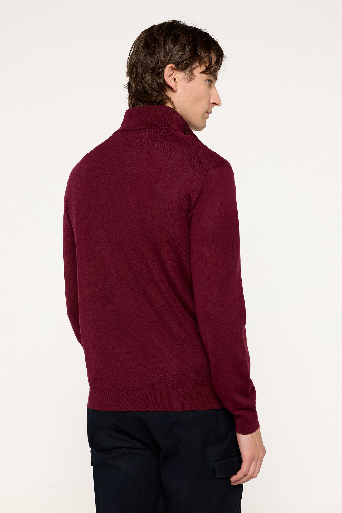 Gant Jersey lana merino Granate