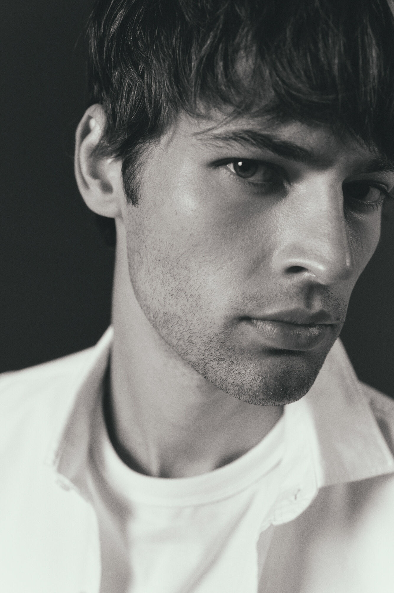 OOTO Camisa oxford liso Branco