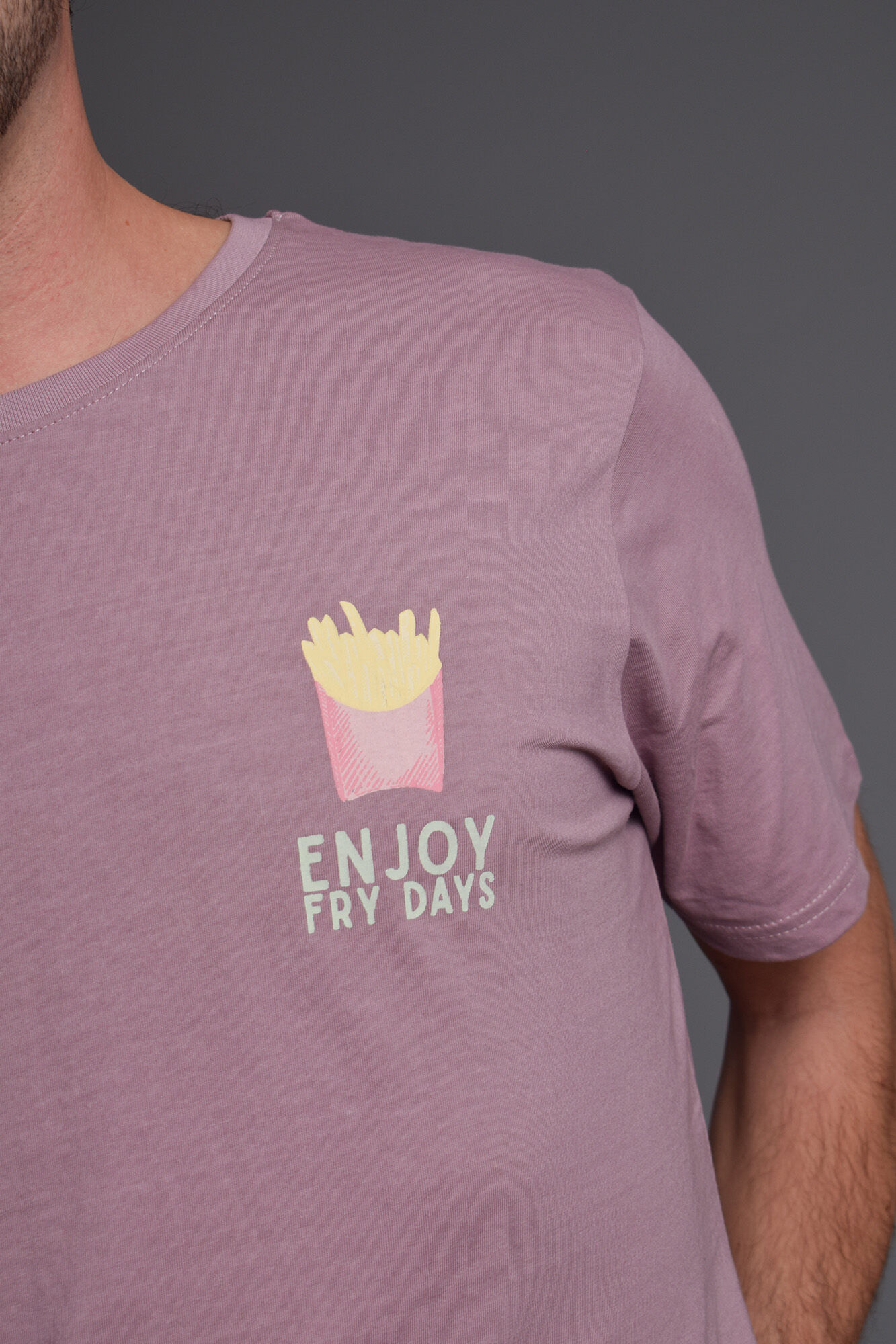 Cloking T-shirt Fooders Lavada Borgonha