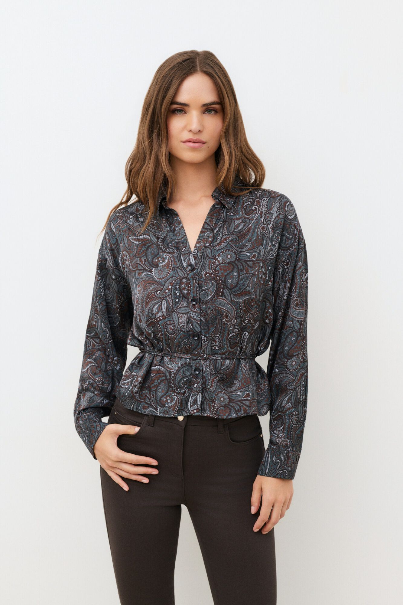 Caroll Camisa de manga comprida Calyra