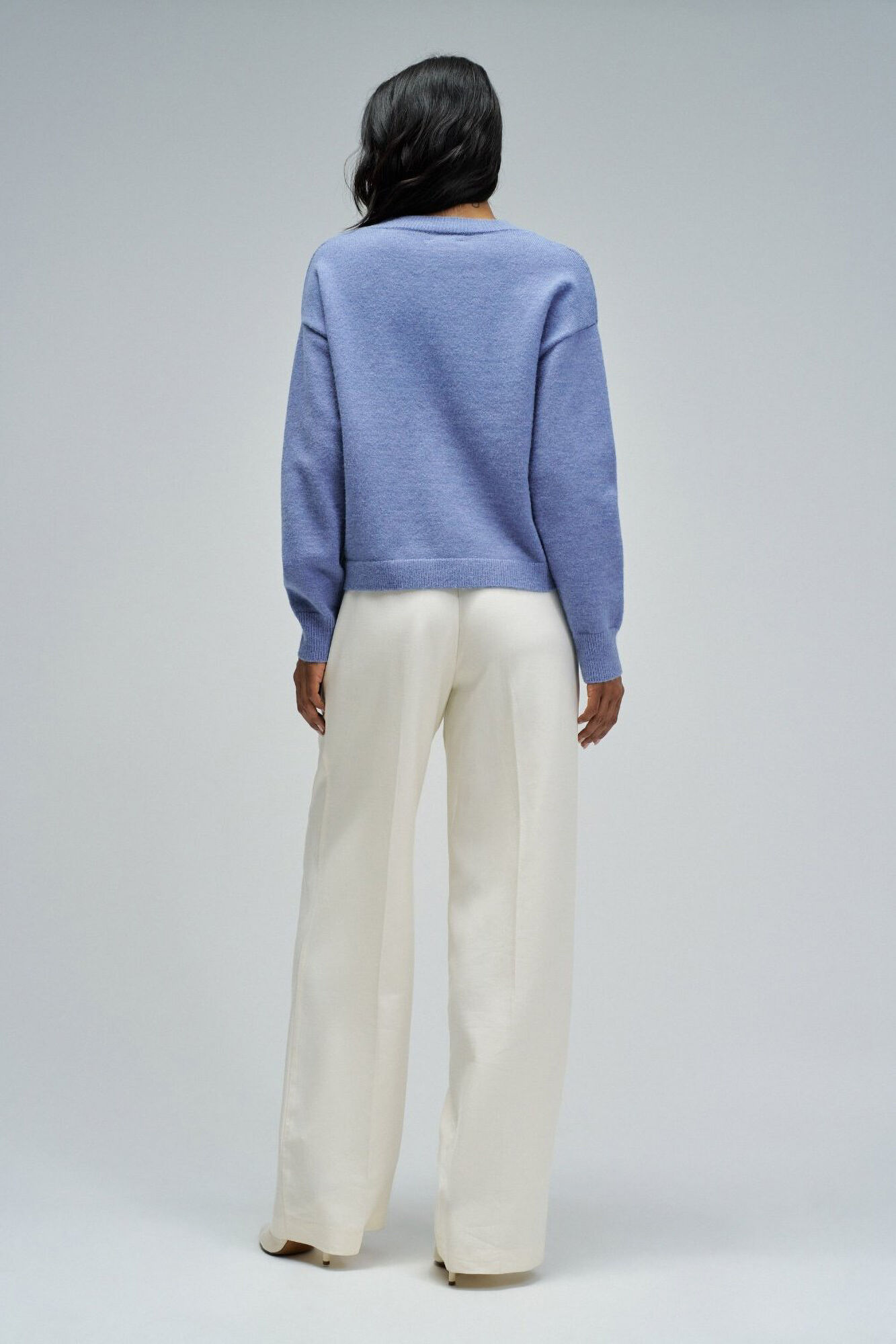 Salsa Jeans Jersey-Knit jumper with branding Blue