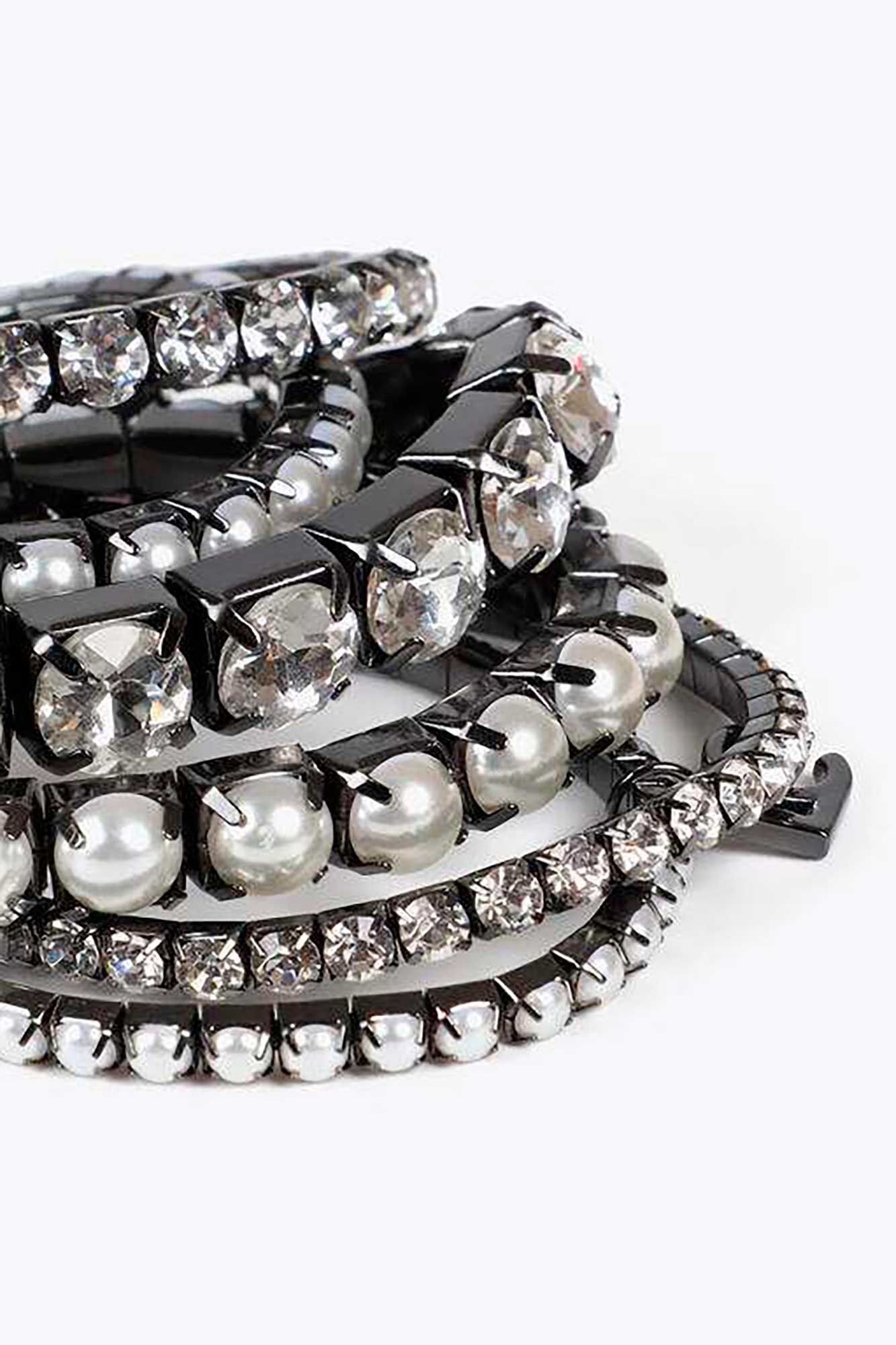 Lola Casademunt Pacote de pulseiras Cinzento