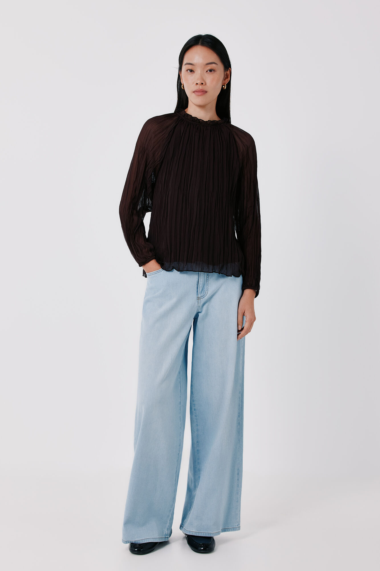Cortefiel Pleated blouse