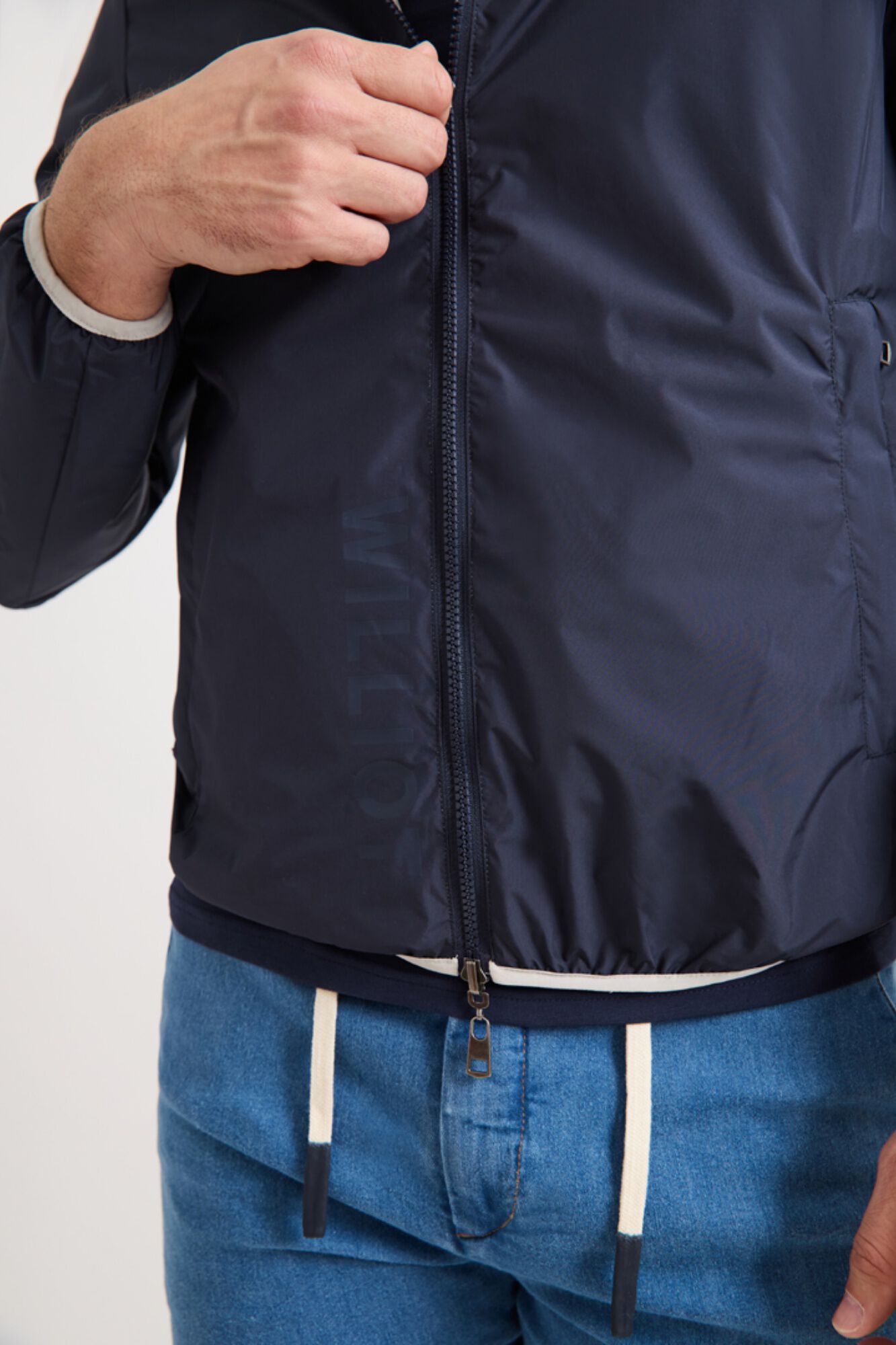 Williot Blus&atilde;o Revers&iacute;vel T&eacute;cnico Azul