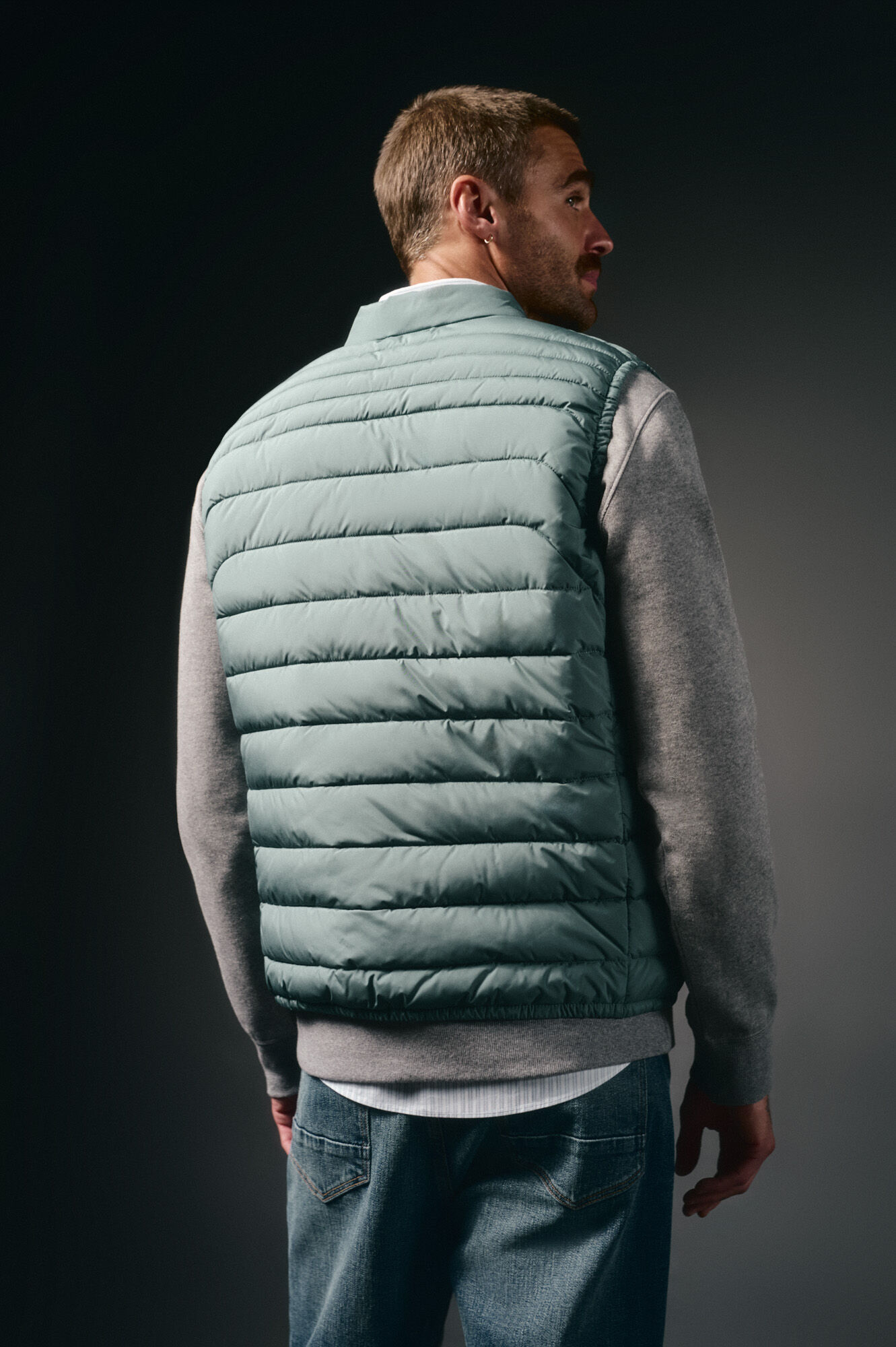 OOTO Colete acolchoado ultraleve Azul