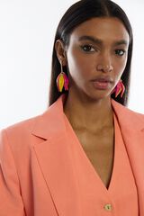 Lola Casademunt Petal earrings Orange