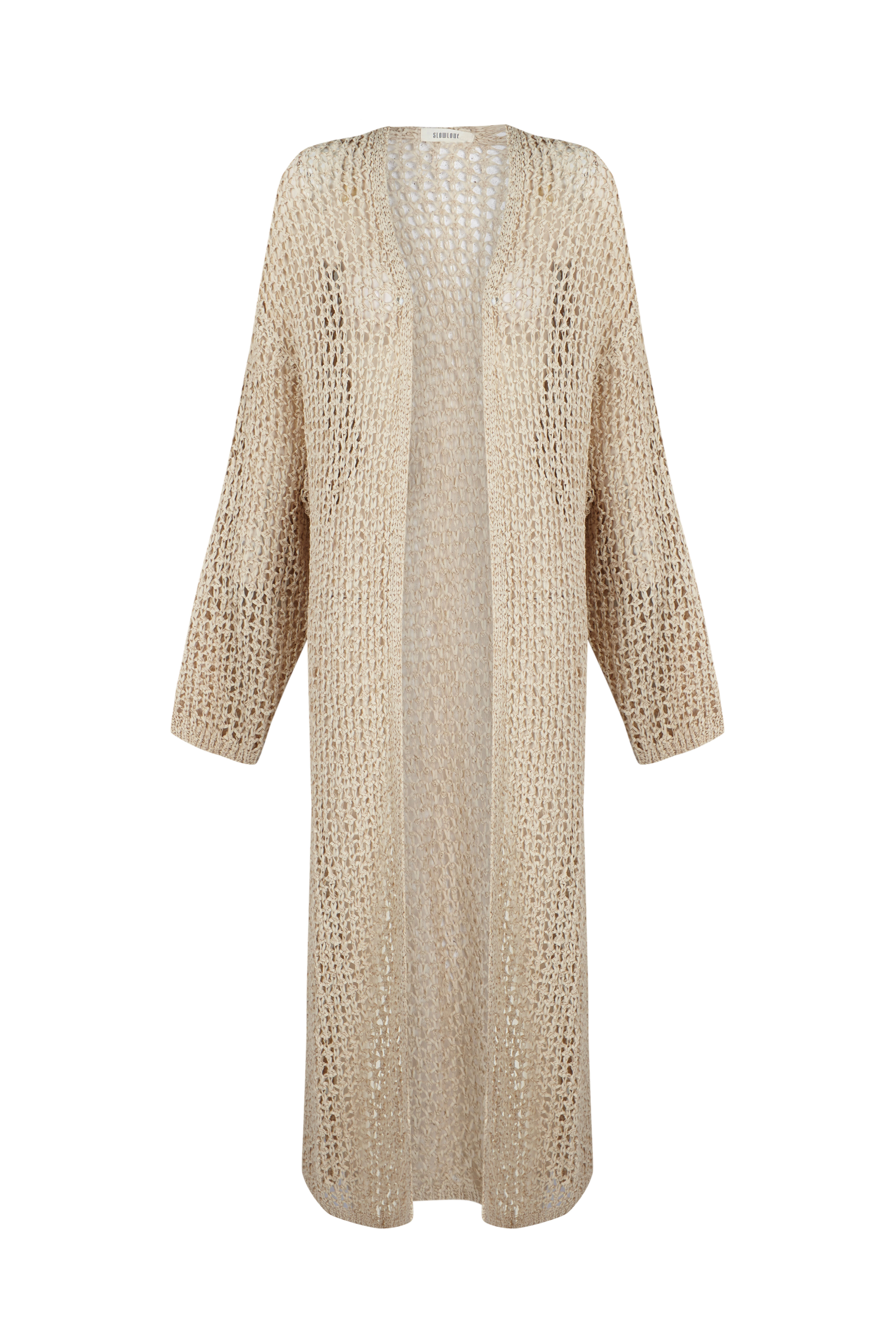 Slowlove Chaqueta punto cinta Marfil