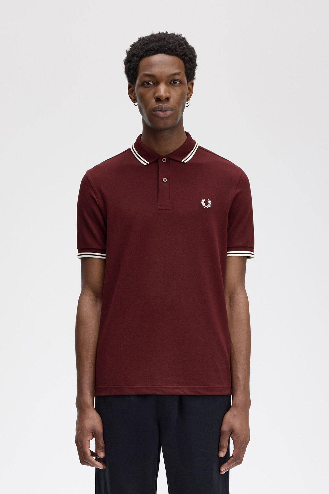 Fred Perry Camisa p&oacute;lo b&aacute;sica de manga curta Fred Perry Granada