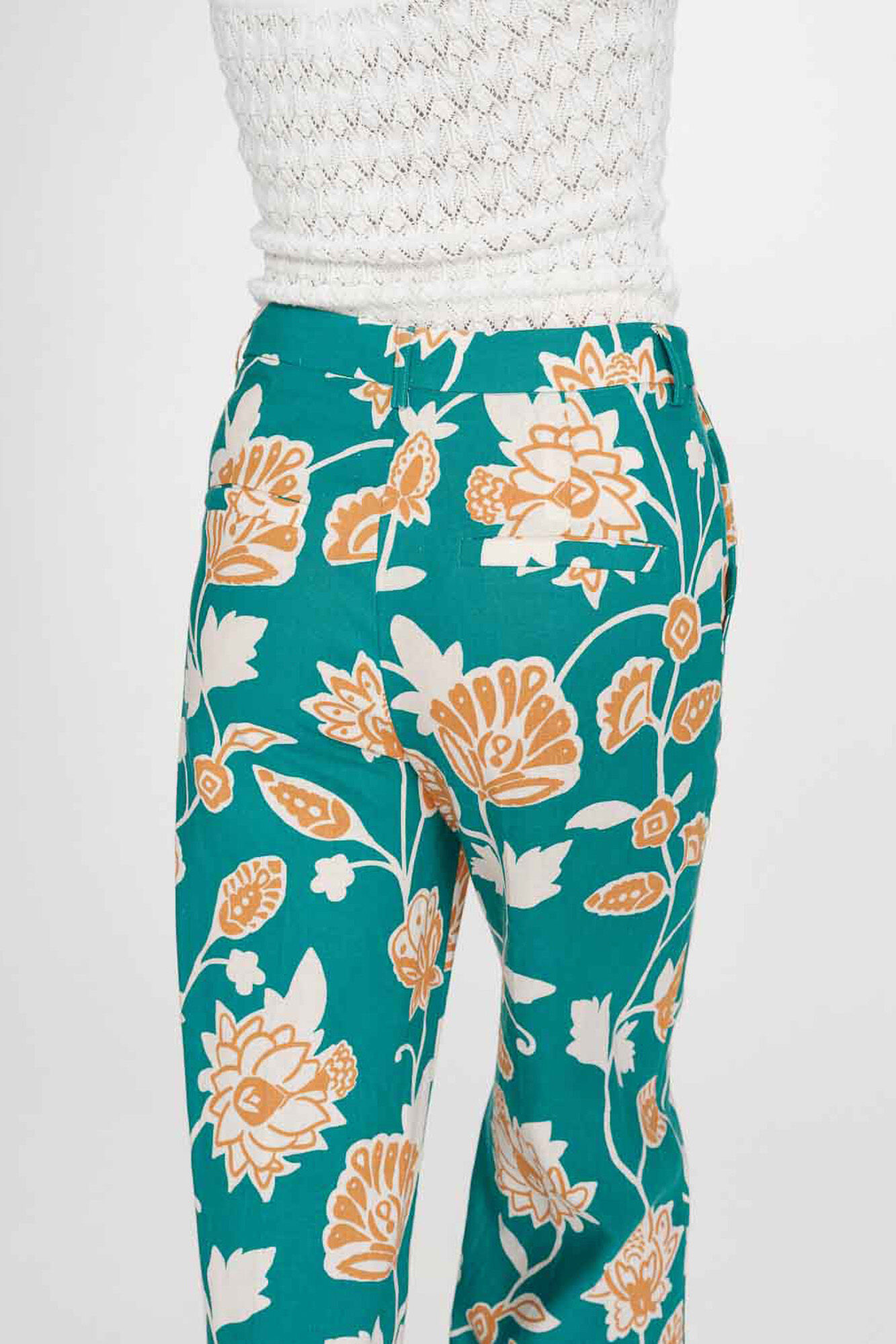 Grace & Mila High-waisted trousers VARINO Green