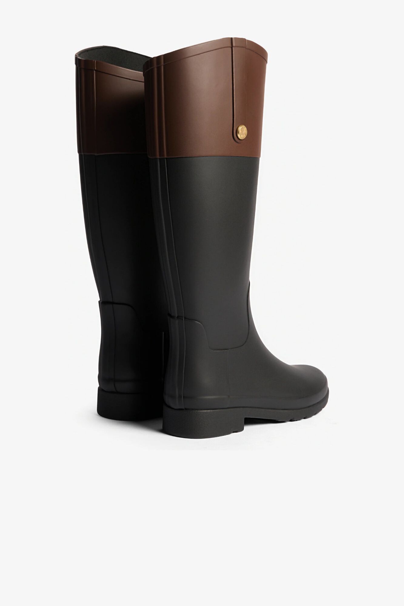 Hunter Botas de equita&ccedil;&atilde;o com acabamento refinado Preto