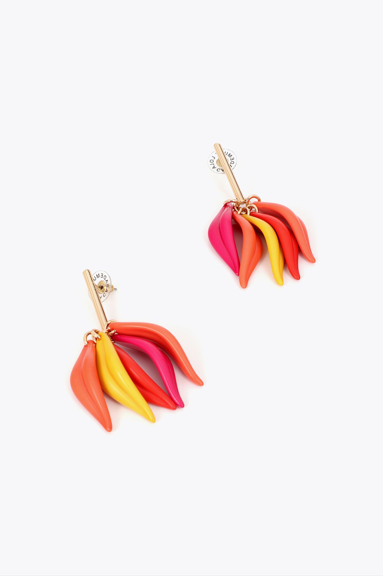 Lola Casademunt Petal earrings Orange