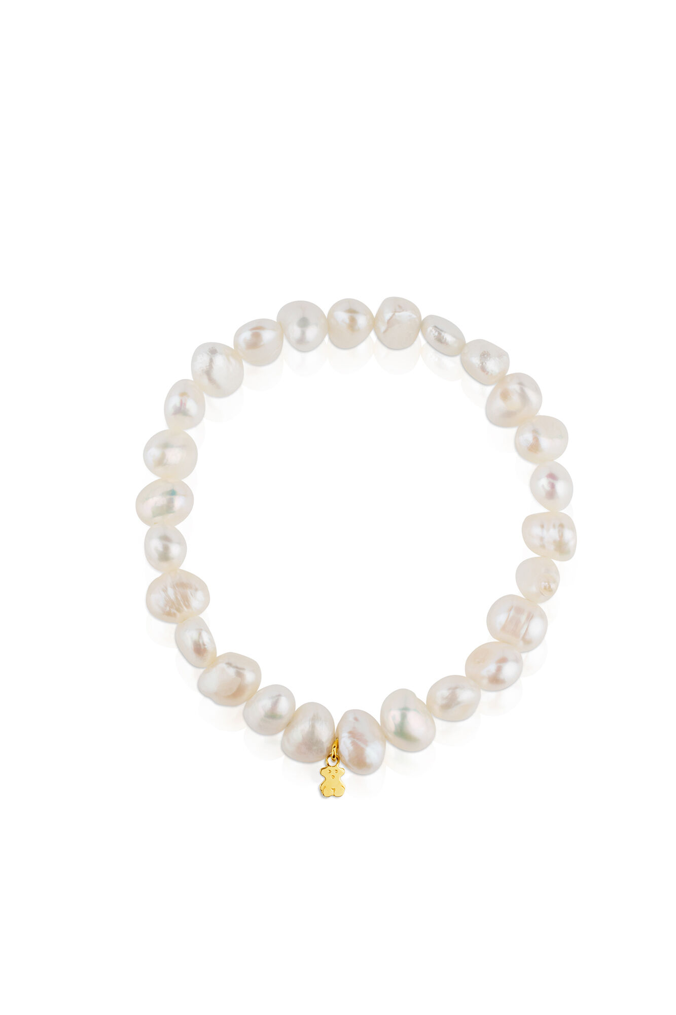 Tous Sweet Dolls gold bracelet with cultured pearls Yellow