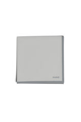 HUGO Len&ccedil;o de bolso de seda Cinzento