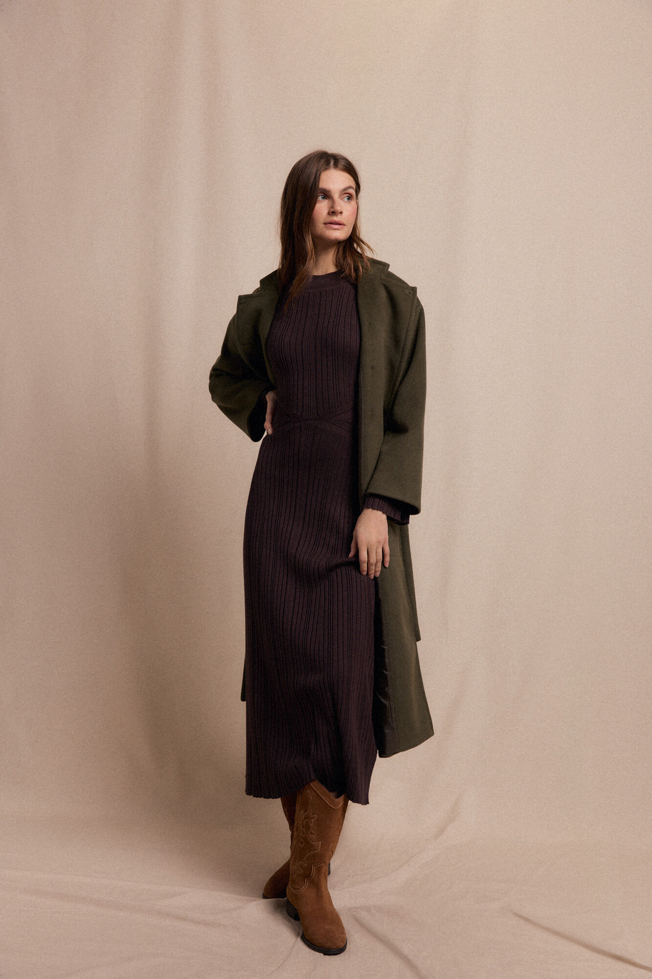 Slowlove Vestido Perkins canal&eacute;