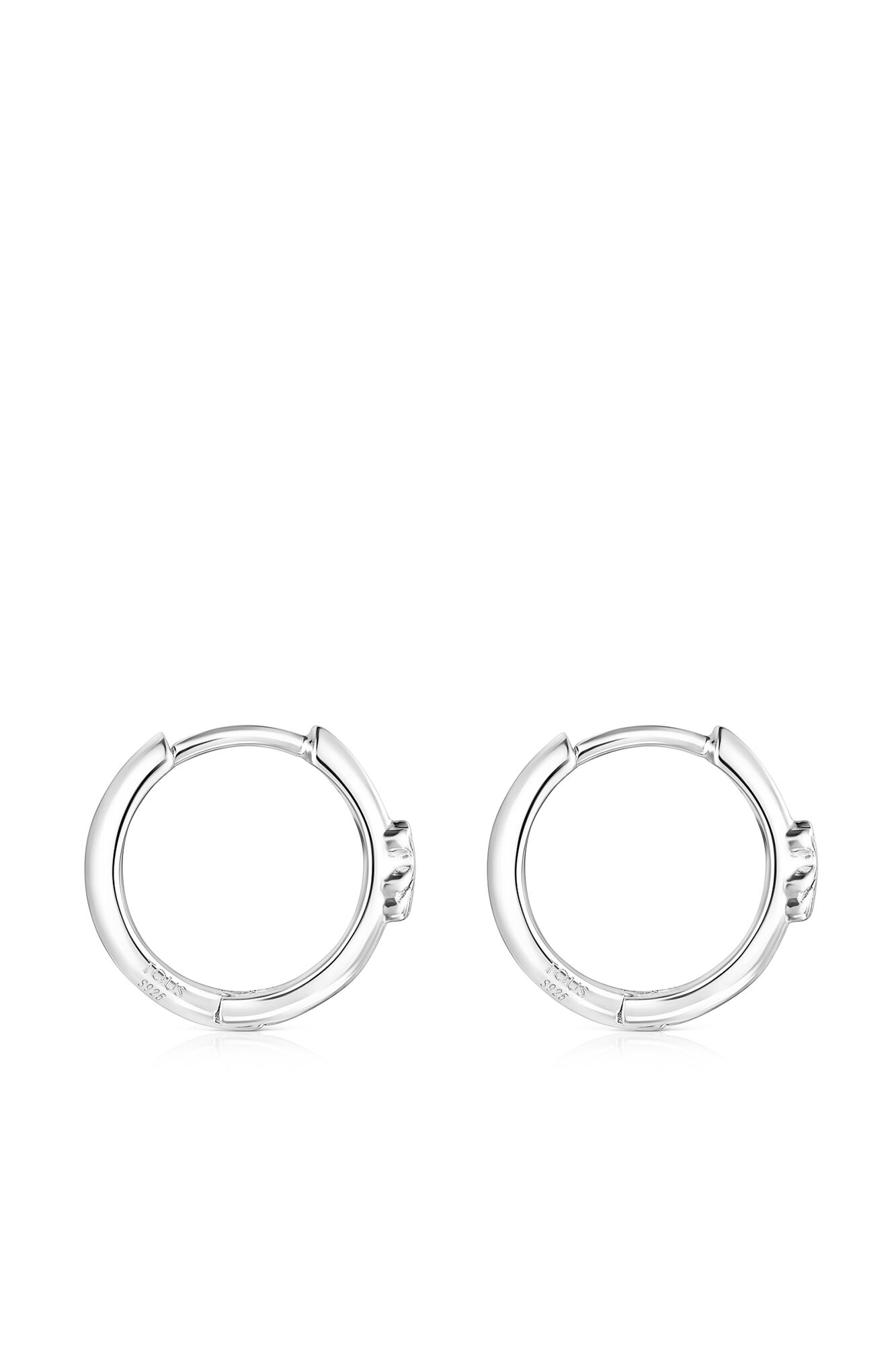 Tous Aros de plata oso Basics Gris