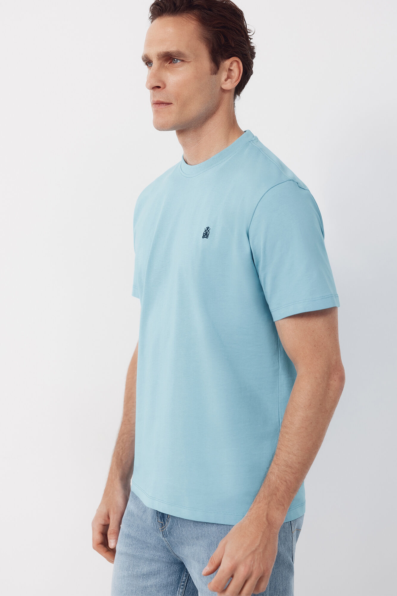 Cortefiel T-shirt b&aacute;sica Azul