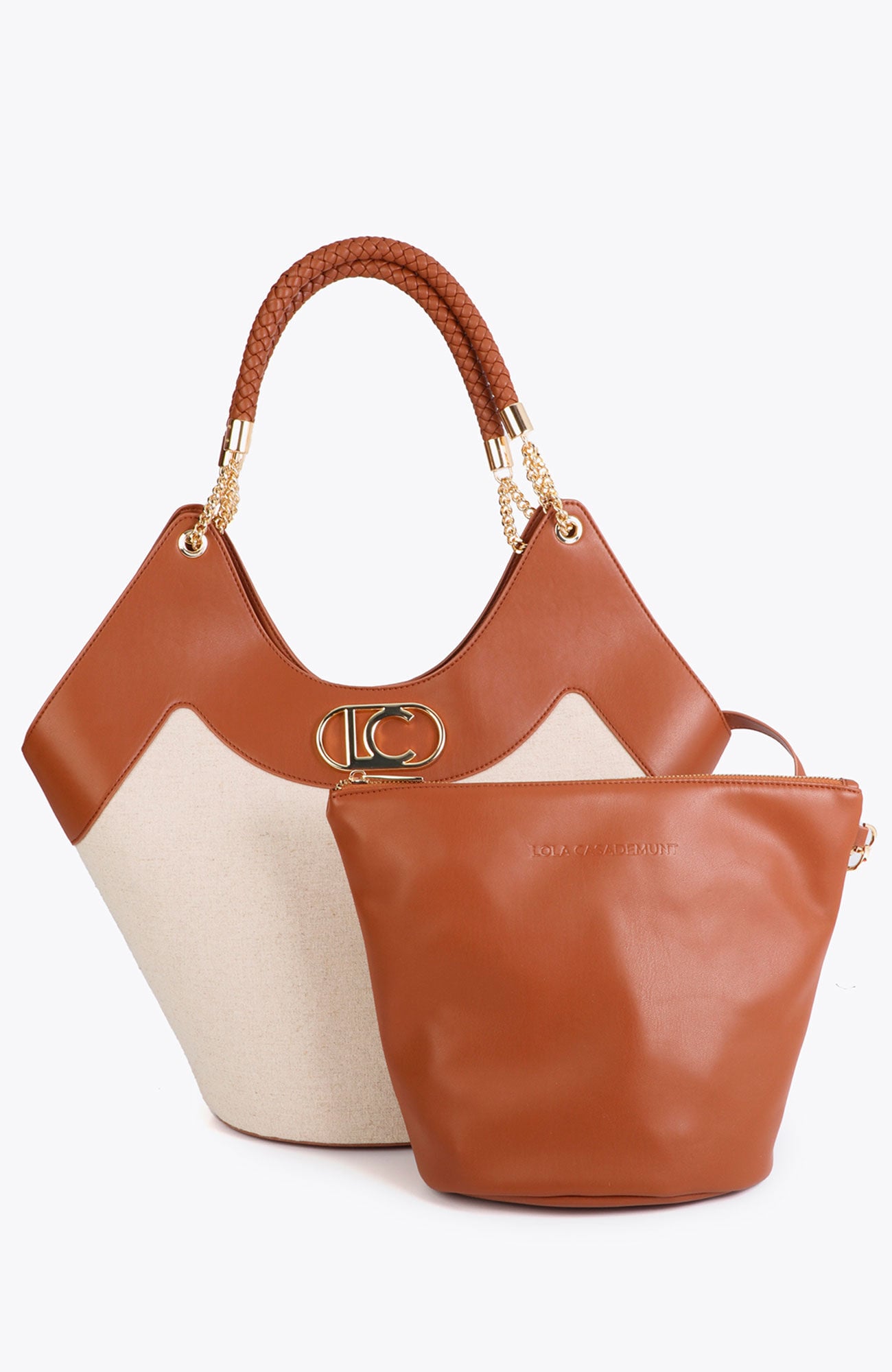 Lola Casademunt Mala shopper desestruturada Castanho