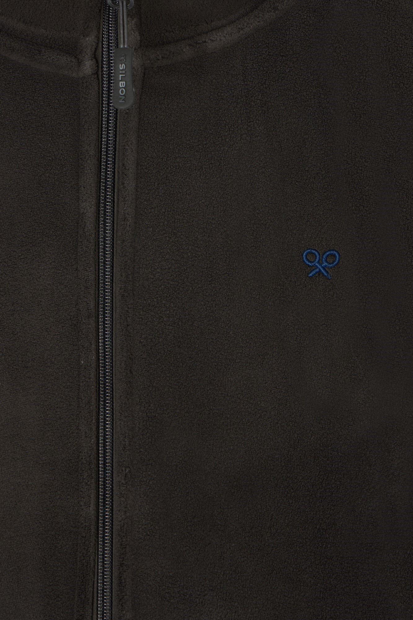 Silbon Chaleco polar Verde oscuro